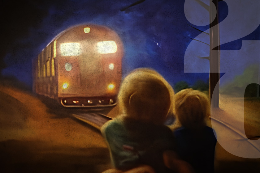 Τα παιδιά που έβλεπαν τα τρένα να περνούν