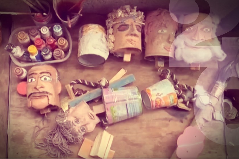 Γάζα: Ένας καλλιτέχνης φτιάχνει παιχνίδια από κονσέρβες και ερείπια