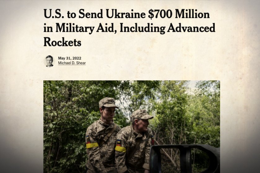 Αποκάλυψη New York Times: «Οι ΗΠΑ προμηθεύουν την Ουκρανία με προηγμένα συστήματα ρουκετών»