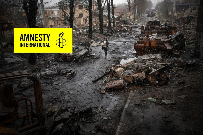 Διεθνής Αμνηστία: Πρέπει να διερευνηθούν τα εγκλήματα πολέμου της Ρωσίας στην Μπούτσα